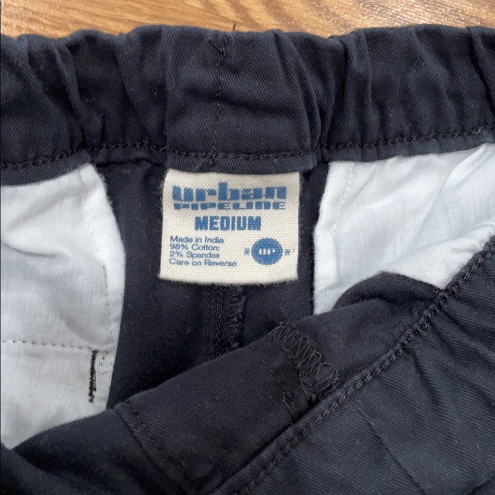 Black Urban Pipeline Men’s Jogger Pants Size Medium